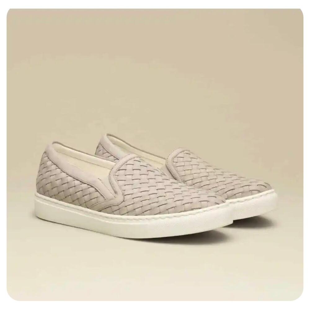 M. Gemi The Cerchio Gray leather slip on loafer shoes Toscana Italy womens 7